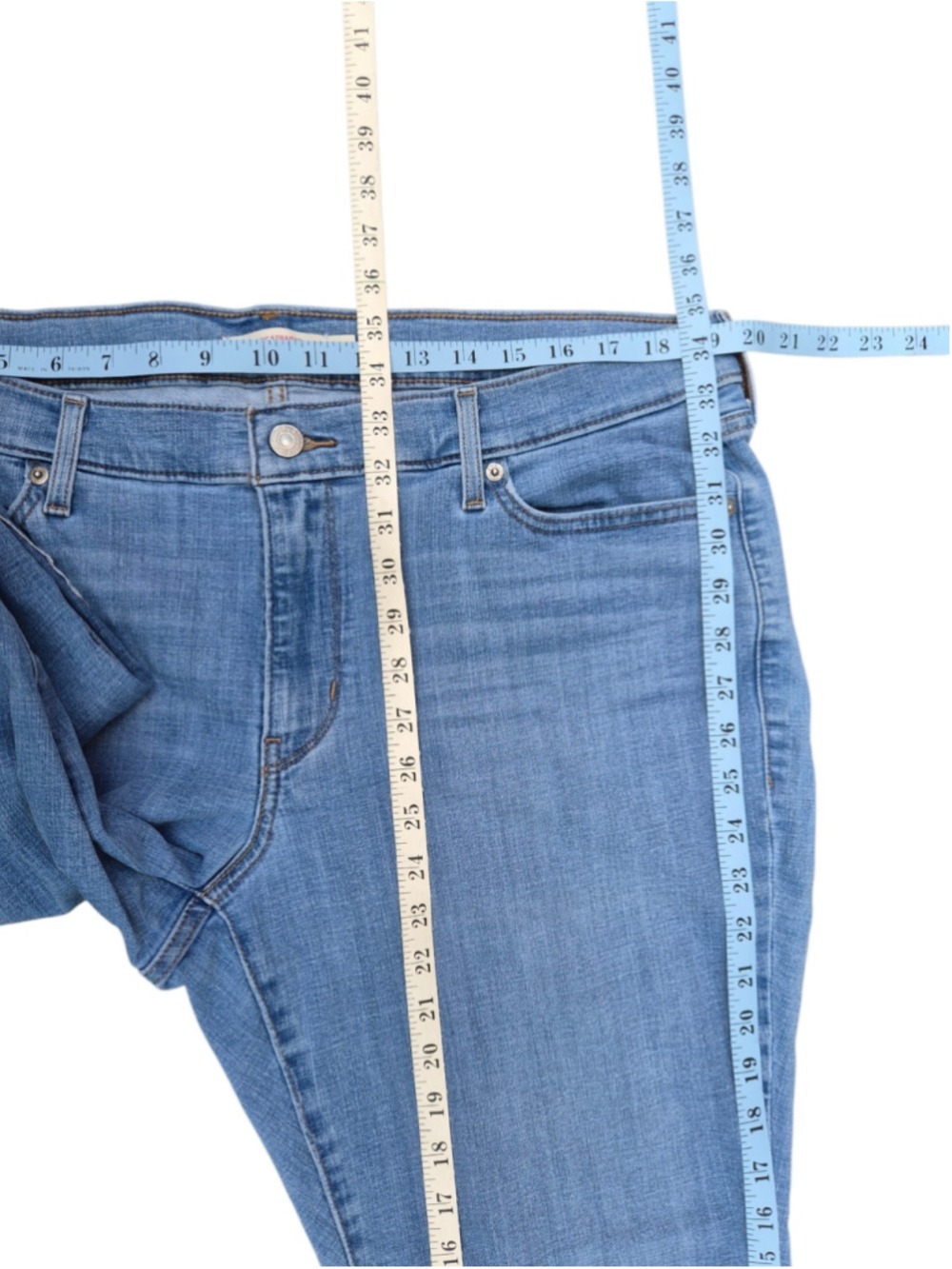 Womens Levi's Classic Straight Leg Jeans 18W - Picture 9 of 9